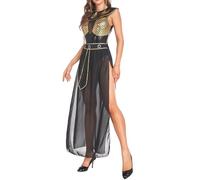 pvucpot Adulti Cleopatra Costume Principessa Egiziano Vestito Donna Abbigliamento Egitto da Regina Costume da Principessa Egiziana Cleopatra da Donna Adulta Costume Regina egiziana, Abito