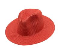 pvucpot Cappello di Paglia Cosplay Sun Cap One Pezzo Piatto Adulto Unisex