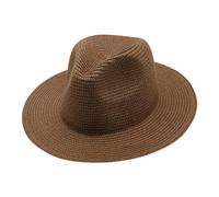pvucpot Cappello di Paglia Cosplay Sun Cap One Pezzo Piatto Adulto Unisex