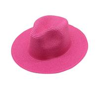 pvucpot Cappello di Paglia Cosplay Sun Cap One Pezzo Piatto Adulto Unisex