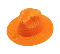 pvucpot Cappello di Paglia Cosplay Sun Cap One Pezzo Piatto Adulto Unisex