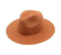 pvucpot Cappello di Paglia Cosplay Sun Cap One Pezzo Piatto Adulto Unisex