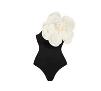 pvucpot Costume da bagno da donna 52 per donna, con fiori 3D, per uso quotidiano, costume da bagno da donna con zebre pazze