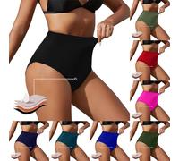 pvucpot Costumi Assorbenti per Ciclo Culotte per Bikini brasiliani Donna Nero Culotte per Bikini Donna Culotte per Costumi da Bagno Nero Culotte per Bikini Adolescente
