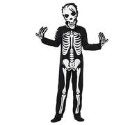 pvucpot Halloween Costume da Scheletro Bambini Fluorescente Teschio Costumi 3 Kit per Bambino e Bambina