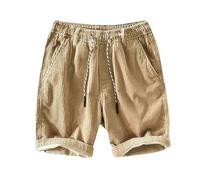 pvucpot Pantaloncini Casual da Uomo in Velluto A Coste di Cotone Estivo Pantaloni Corti da Uomo Casual alla Moda