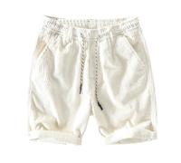 pvucpot Pantaloncini Casual da Uomo in Velluto A Coste di Cotone Estivo Pantaloni Corti da Uomo Casual alla Moda