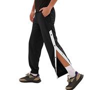 pvucpot Pantaloni Eleganti Uomopantaloni Da Uomo Laterali Da Apertura, Lunghi, Con Chiusura Lampo Laterale Fibbia Laterale Sulla Gamba, Gamba Larga, Con Bottoni A Pressione, Per Il Tempo Libero