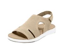 pvucpot Scarpe sportive ortopediche da donna, scarpe sportive da donna con suola spessa in rete elasticizzata, pantofole ortopediche alla moda, sandali estivi traspiranti e scarpe sportive