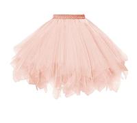 pvucpot Sottogonna da Donna Anni '50, Stile retrò, Sottoveste, Vintage, Linea ad A, Crinoline, Mezza Slip, per tutù, Rockabilly, Abito da Festa