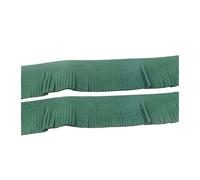 PVUVTNAHW 2pcs 1.5Metri 3 Cm Di Frange In Camoscio For Portachiavi, Passamanerie Decorative, Accessori For Vestiti In Tessuto(DarkGreen)