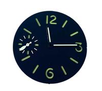 PVUVTNAHW 34,5 mm quadrante quadrante inserto parti con lancette orologio compatibile per orologio movimento ETA6497/ST3600 accessori luminosi verdi, Verde, misura unica