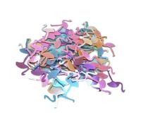 PVUVTNAHW 50 g di paillettes in PVC a forma di alberi di Natale e fenicotteri for il processo di cucito fai da te for matrimoni, abbigliamento, accessori artigianali(Flamingo-6-20mm)