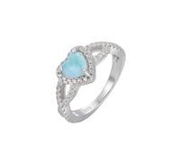 PVUVTNAHW Anello da donna in argento sterling 925 con larimar, design for proposta di matrimonio, gioielli con diamanti(7)