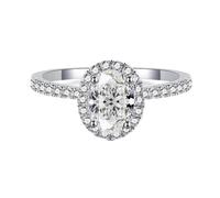 PVUVTNAHW Anello eterno ovale in moissanite da donna, con diamanti da laboratorio da 1-2 carati, gioielli in argento S925(3.0ct 8x10MM,6)