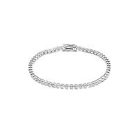 PVUVTNAHW Bracciale Tennis in Argento Sterling 925 con moissanite da 2 mm for Donna, Bracciale con Pietre preziose e Diamanti Scintillanti(Silver_14cm)