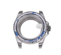 PVUVTNAHW Cassa dell'orologio impermeabile in acciaio con vetro zaffiro compatibile for movimento Nh35 Nh36 quadrante da 28,5 mm parti di montaggio dell'orologio Mod(4)