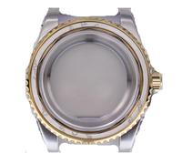 PVUVTNAHW Cassa dell'orologio in oro argento da 40 mm, quadrante da 28,5 mm | Vetro zaffiro Compatibile con il movimento NH35 NH36 NH34 4R36 Miyota8215 Eta2824