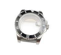 PVUVTNAHW Cassa for orologio da uomo da 40 mm Cristallo di zaffiro Orologi Accessori Cassa in acciaio compatibile for movimento NH35/NH36 Parti di riparazione for fondello trasparente(NO.3,Mineral Cry
