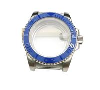 PVUVTNAHW Cassa for orologio da uomo da 40 mm Cristallo di zaffiro Orologi Accessori Cassa in acciaio compatibile for movimento NH35/NH36 Parti di riparazione for fondello trasparente(NO.18,Sapphire C