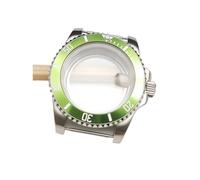 PVUVTNAHW Cassa for orologio da uomo da 40 mm Cristallo di zaffiro Orologi Accessori Cassa in acciaio compatibile for movimento NH35/NH36 Parti di riparazione for fondello trasparente(NO.16,Sapphire C