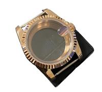 PVUVTNAHW Cassa for orologio Oyster da 36mm/39mm Cassa in oro rosa PVD con accessori for orologi in cristallo di zaffiro compatibile con movimento NH35/NH36/4R(E1,Case size 39mm)