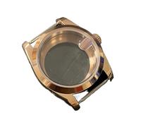 PVUVTNAHW Cassa for orologio Oyster da 36mm/39mm Cassa in oro rosa PVD con accessori for orologi in cristallo di zaffiro compatibile con movimento NH35/NH36/4R(F1,Case size 39mm)