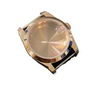 PVUVTNAHW Cassa for orologio Oyster da 36mm/39mm Cassa in oro rosa PVD con accessori for orologi in cristallo di zaffiro compatibile con movimento NH35/NH36/4R(B1,Case size 39mm)