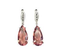 PVUVTNAHW Diaspore Zultanite Orecchini pendenti in argento sterling 925 con pietra cambia colore Gioielleria raffinata Donna Festa di fidanzamento di nozze