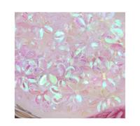 PVUVTNAHW Paillettes 50 g 15 mm Sei petali Fiori PVC Paillettes sciolte for fai da te cucito artigianale matrimonio accessori artigianali(Transparent)