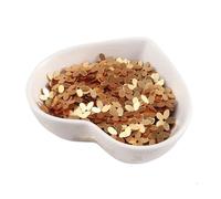 PVUVTNAHW Paillettes dorate/opache da 100 g, 10 mm, for fiori, da cucire, in PVC, a cinque dita, for fai da te, accessori for matrimoni(Matte Gold)