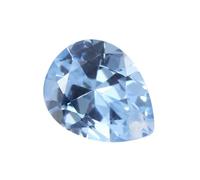 PVUVTNAHW Perline blu a forma di pera AAAAA con foro singolo, 4x6-10x14 mm, pietre di spinello sintetico brillante 108# for la creazione di gioielli(7x9mm 100pcs)