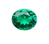 PVUVTNAHW Smeraldi Columbia coltivati in laboratorio, forma ovale, 3x4 mm, pietra preziosa for la realizzazione di anelli e gioielli fai da te.