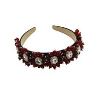 PVXECAG TRUSTTWO Hair Hoop Women # 39; s Velvet Stars Snowflake Fashion Fascia for Capelli Styling Hairpin Copricapo Vintage Palace Hair Band The New(5)