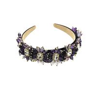 PVXECAG TRUSTTWO Hair Hoop Women # 39; s Velvet Stars Snowflake Fashion Fascia for Capelli Styling Hairpin Copricapo Vintage Palace Hair Band The New(2)