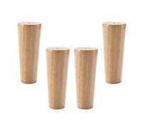 PVYGDXYI Set di 4 gambe a cono di ricambio per divano, tavolo, armadio e letto, supporto robusto con piastre di montaggio, viti, ideale per la decorazione della casa e progetti fai da te