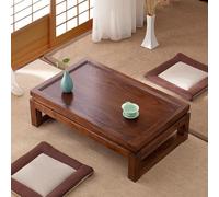 PVYGDXYI Tatami - Tavolo da tè con finestra per soggiorno e balcone creativo, scrivania per altare basso, per meditazione, piccola scrivania per camera da letto, pavimento, balcone creativo (marrone