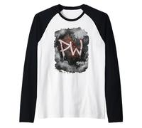 PW 1944 Varsavia Rivolta Graffiti Muro di Mattoni Resistenza Art Maglia con Maniche Raglan