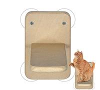 PW TOOLS Amaca da Finestra per Gatti - Scaffale in Legno per Finestra con Gattino - Cuccia per Gatti Grandi e Gattini - per Prendere Il Sole, Fare Un pisolino e