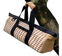 PW TOOLS Borsa per attrezzi da campeggio all'aperto | Tote per riporre utensili, organizer per utensili, borsa larga con manici, fodera in poliestere, tessuto PVC 600D per escursionismo, picnic,