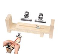 PW TOOLS Jig per Braccialetti in Legno, 1/2 Pezzi creatore di Braccialetti in Legno, creatore di Braccialetti in Paracord di Lunghezza Regolabile, Kit di Maschere per Braccialetti con 2 Morsetti