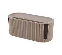 PW TOOLS Scatola di Gestione dei Cavi | Scatola del Cavo per Nascondere e Nascondere Le Prese Multiple | Soluzione per la Gestione dei Cavi da Scrivania | Scatola Organizer per Cavi per L'