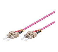PW WP WPC-FP4-5SCSC-020 cavo a Fibra Ottica 2 m OM4 SC Viola - Cavi in Fibra Ottica (2 m, OM4, SC, SC, Male Connector/Male Connector, Porpora)