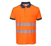 PW3 Hi-Vis Polo Shirt S/S - Color: OrNa - Talla: XL