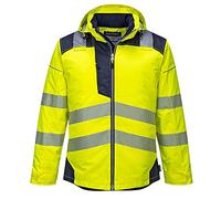 Portwest Hi Vis Giacca Invernale Impermeabile Riflettente Sicurezza Lavoro Con