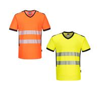 PW310 Portwest Maglietta scollo a V alta visibilità