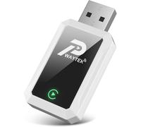 PWAYTEK Adattatore Wireless per Apple CarPlay - Trasformazione da Cablato a Wireless, Bluetooth 5.3 e Wi-Fi 5.8GHz, Plug&Play USB-C/A, Compatibile con Dispositivi Apple e Auto dal 2016 (iOS 10+)