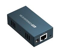 PWAYTEK Ricevitore Extender HDMI solo unità ricevente, sistema uno a molti tramite switch gigabit senza ritardi, trasmissione fino a 150 metri su cavi Cat5e/Cat6(Blu RX)