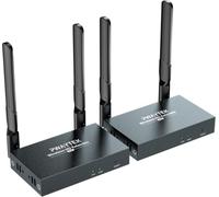 PWAYTEK Trasmettitore e ricevitore HDMI wireless 4K, 1640FT/500M, estensione HDMI wireless Supporta 2,4/5 GHz, streaming video/audio da laptop, PC a HDTV