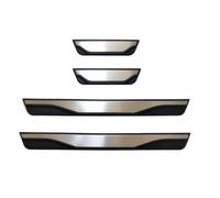 PWCFFF 4 Pezzi Acciaio Inox Battitacco per Auto per Land Rover Range Rover Evoque II 2023-, Esterno Battitacco Pedale di Benvenuto Anti-Graffio Scuff Protezione Plates Decorativi